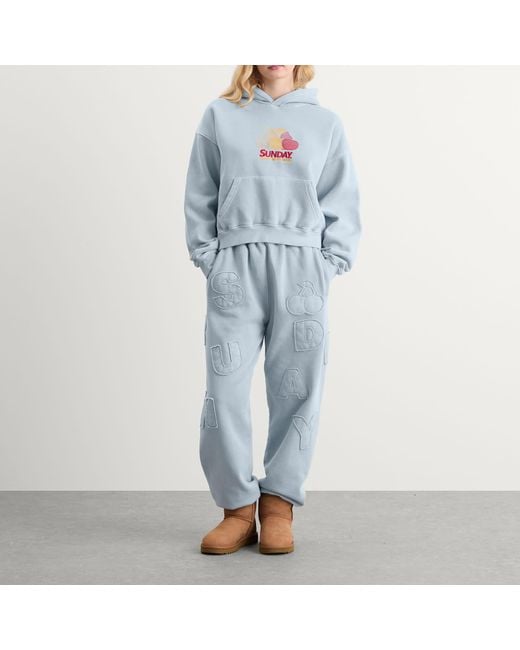 SUNDAYFRUITMARKET Blue Sunday Patch Sweatpant