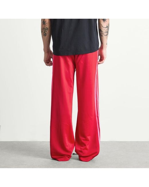 Adidas Red Firebird Track Pants for men