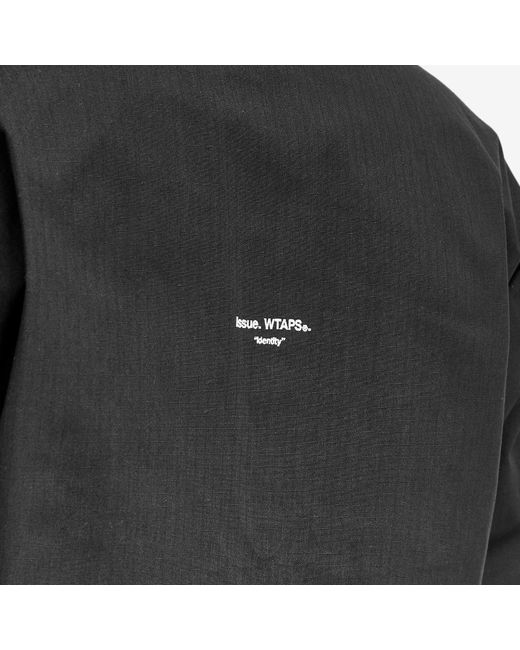(w)taps Black 13 Shirt Jacket for men