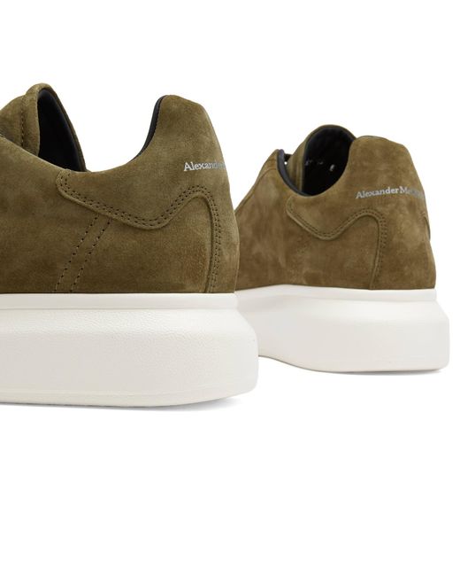 Alexander McQueen Brown Exaggerate Sole Suede Sneaker for men