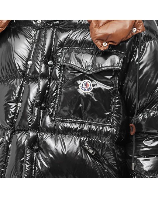 Moncler Black Karakorum Down Filled Nylon Jacket for men