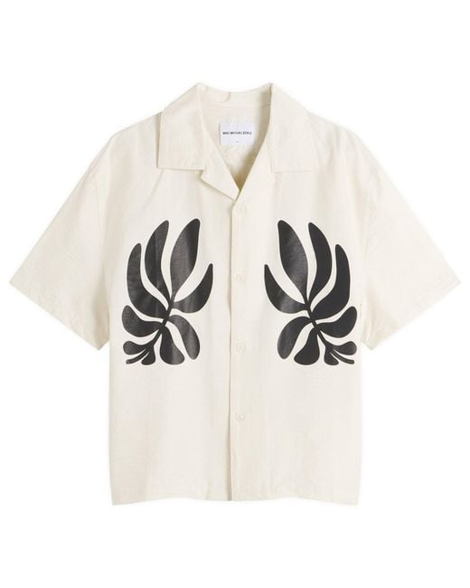 MKI Miyuki-Zoku Natural Botanical Print Vacation Shirt for men