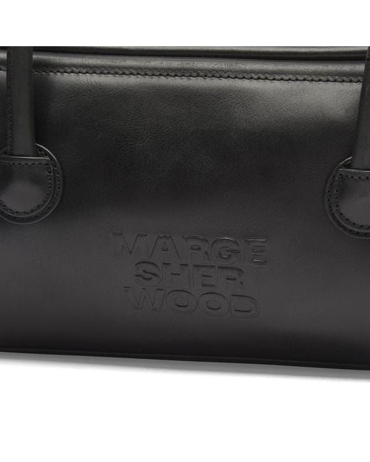 MARGE SHERWOOD Black Soft Boston Ew Bag