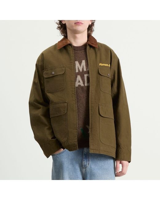 Human Made Green Hunting Jacket for men