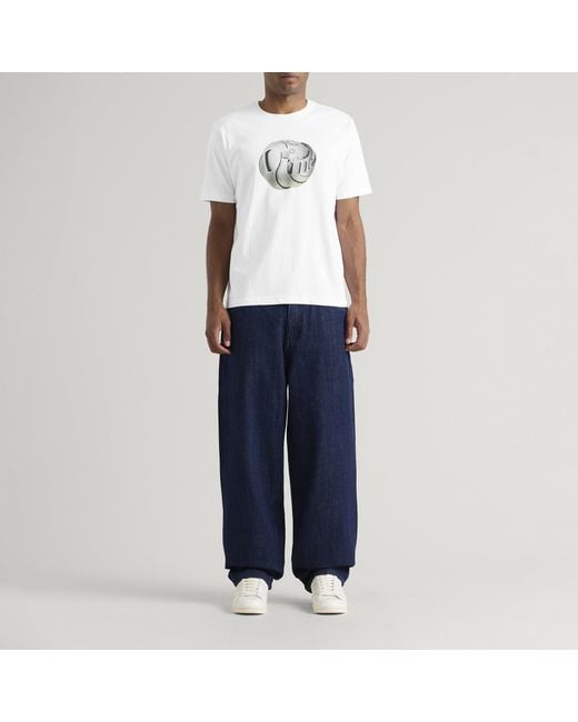 Dime White Classic Future T-Shirt for men