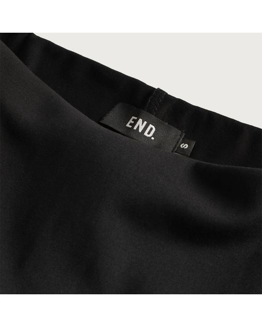 END. Black Compact Skort