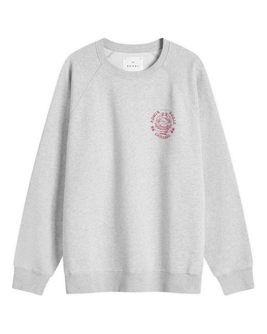 Edwin White Music Channel Crew Sweat for men