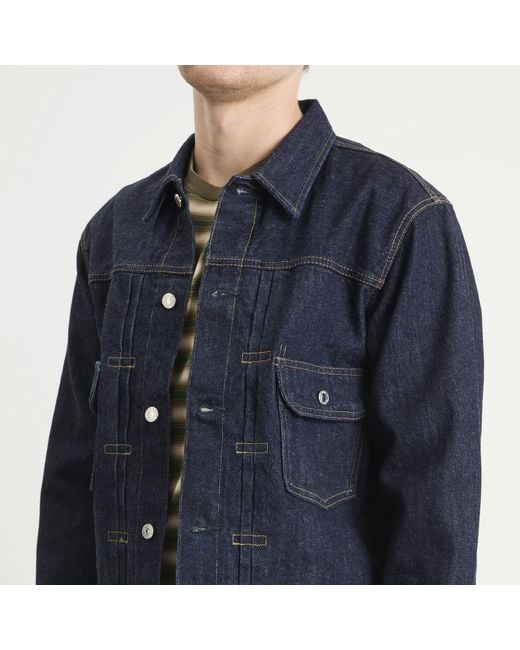 Edwin Blue Selvedge Denim Jacket for men