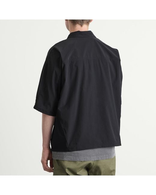 Nike Black Tech Helios Dri-Fit Short Sleeve Shirt for men