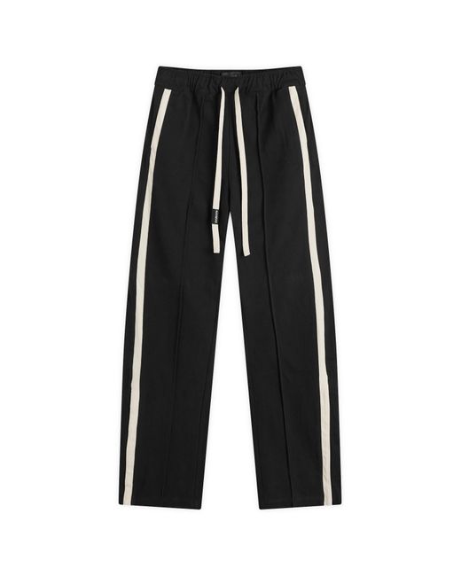NAHMIAS Black Heavy Cotton Track Pants for men