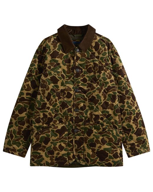Polo Ralph Lauren Green Quilted Hunting Jacket for men