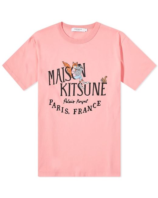 Maison Kitsuné Cotton By Olympia Le-tan Palais Royal News T-shirt in