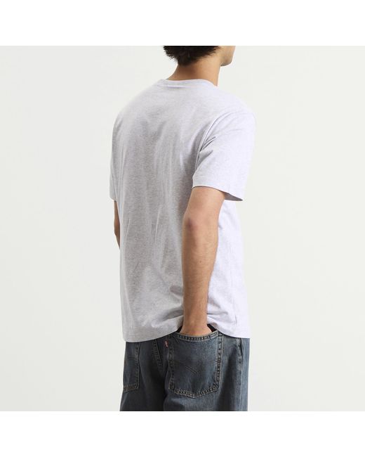 Champion White Reverse Weave Loose Fit T-Shirt for men