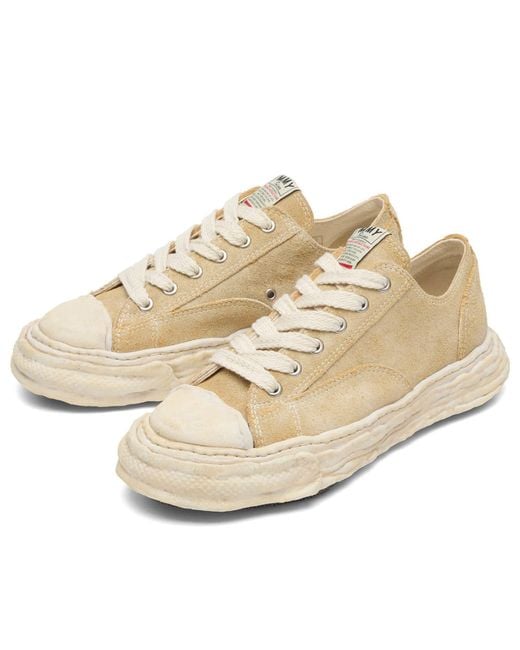 Maison Mihara Yasuhiro Natural Peterson 23 Vintage Suede Low-Top for men
