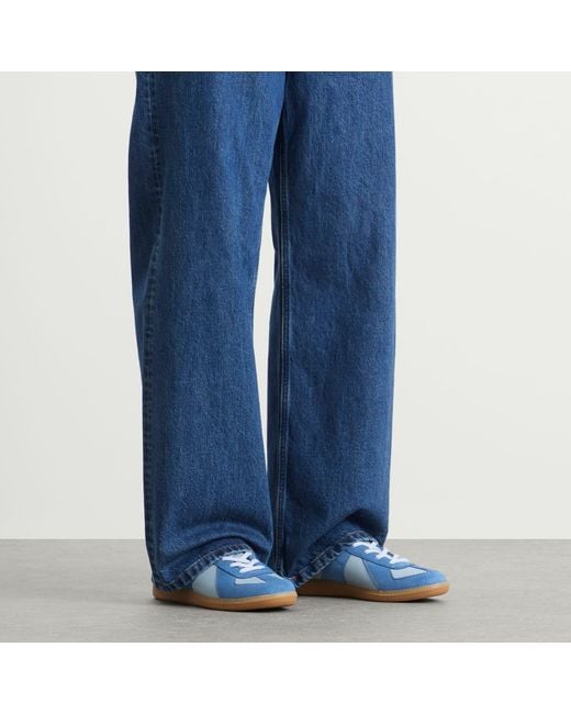 Novesta Blue Gat Leather Sneakers for men