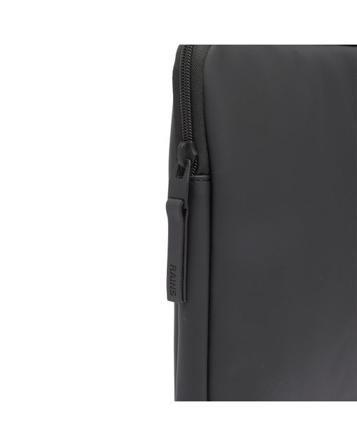 Rains Black Texel Laptop Case for men