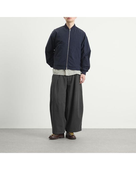 YMC Blue Technical Basement Bomber Jacket for men