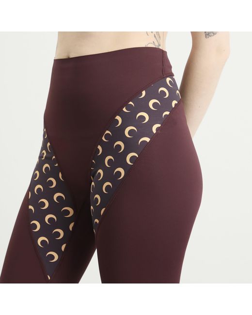 MARINE SERRE Purple Athleisure Yoga Legging