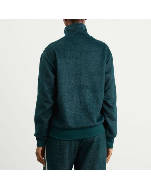Adidas Green Mohair Firebird Track Top