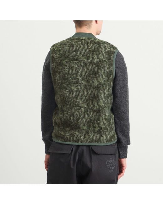 Universal Works Green End. X Snug Gilet for men