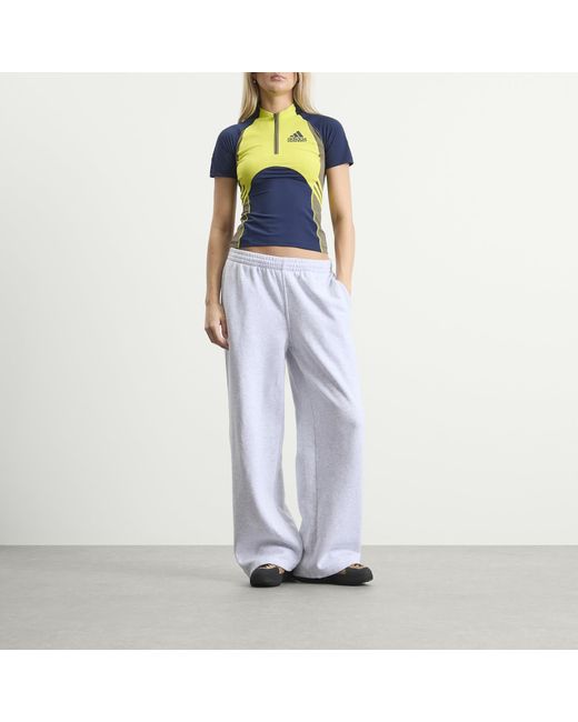 Adidas Blue Eqt Tight Sports Top