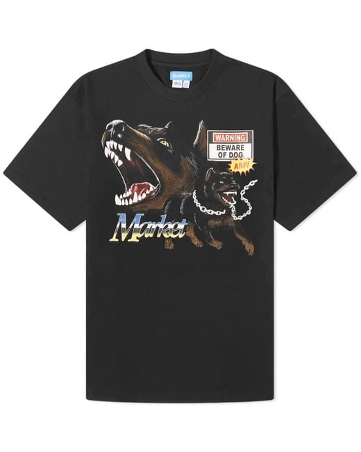Market Black My Dogs T-Shirt for men