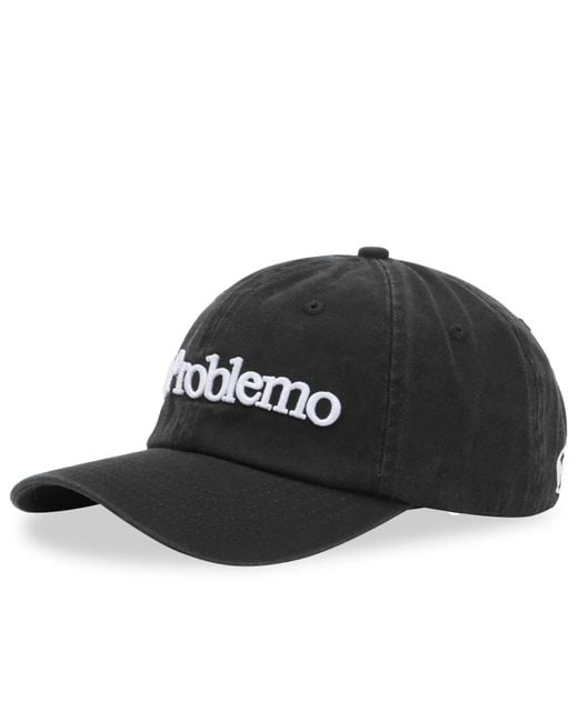 No Problemo Black Logo Cap for men