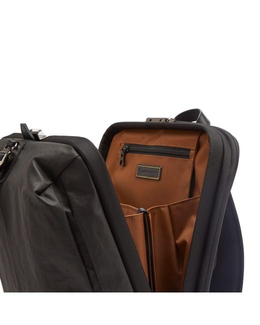 Master Piece Black Bump Backpack for men