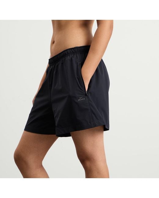 Nike Blue X Skims Stretch Nylon Track Short 5"