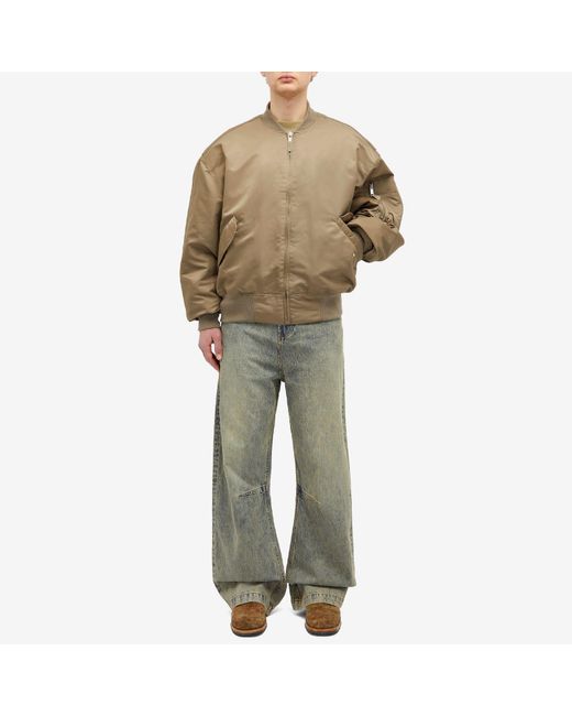 Entire studios Natural Broad Bomber Jacket for men