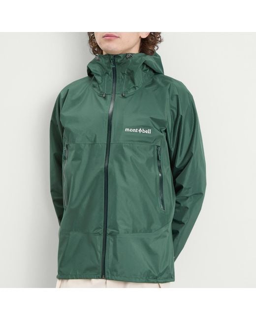 Montbell Green Rain Dancer Jacket for men
