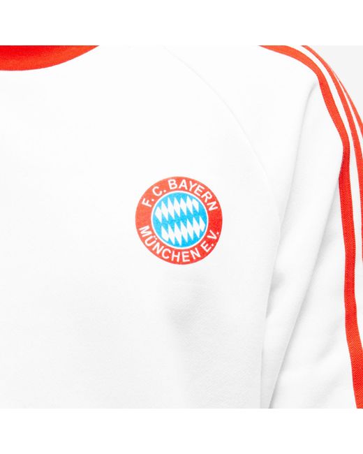 Adidas Red Fc Bayern Munich Og Crew Sweater for men