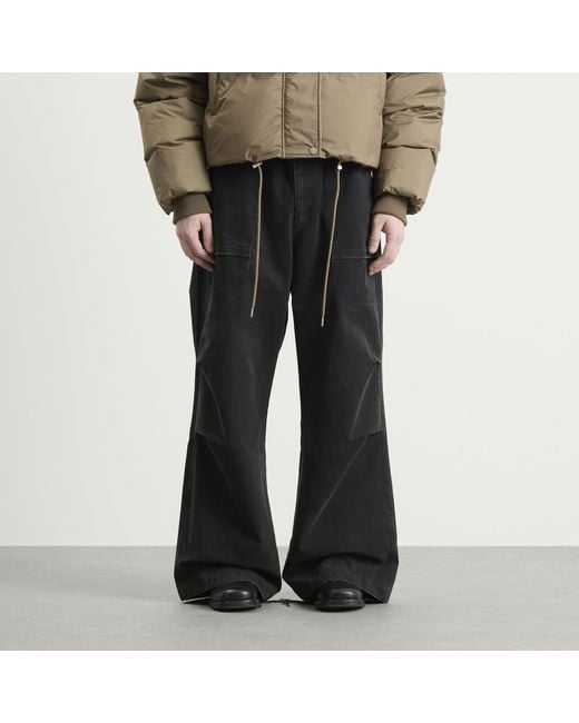 Entire studios Black Barren Cargo for men