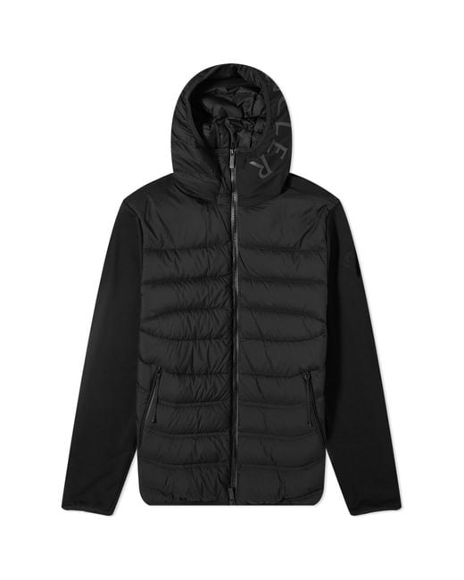 Moncler Black Down Knit Jacket for men