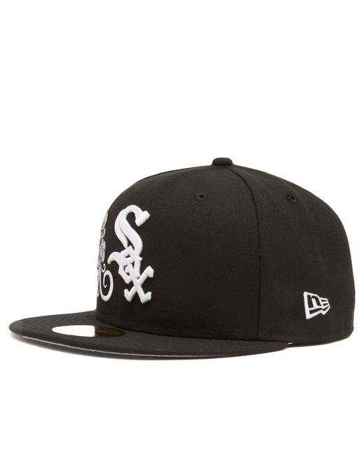 KTZ Black Chicago Sox Food Icon 59Fifty Cap