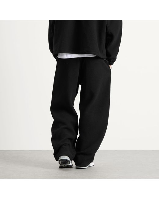 N!CE Black Polartec Fleece Trousers for men