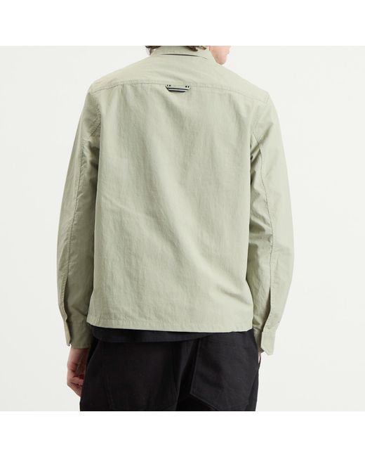Fred Perry Green Ripstop Pocket Overshirt for men