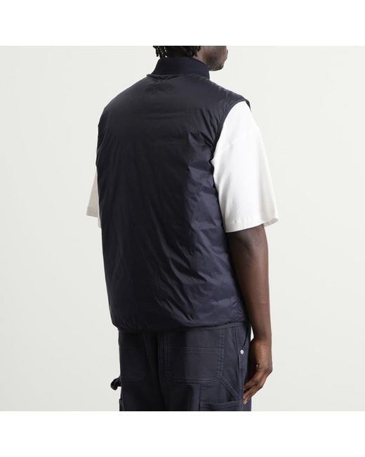 Moncler Blue Vydori Shirt Jacket & Gilet Set for men
