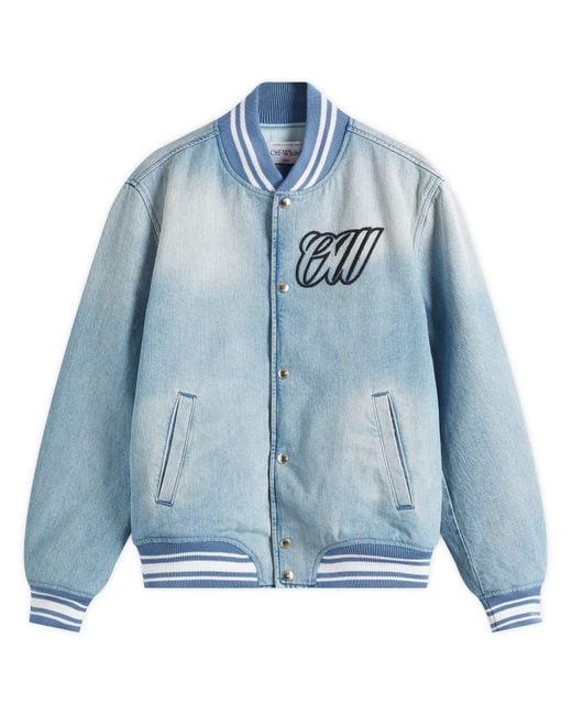 Off-White c/o Virgil Abloh Blue Denim Jacket