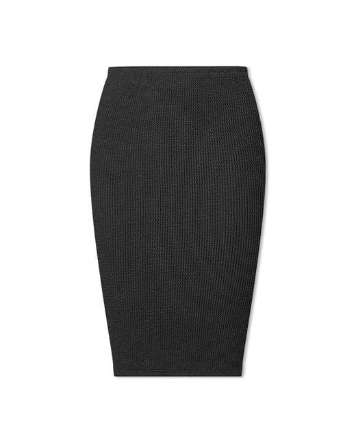 Hunza G Black Mini Skirt