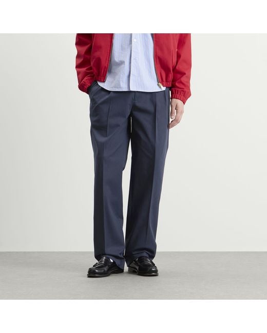 Drole de Monsieur Blue Golfer Cotton Pants for men