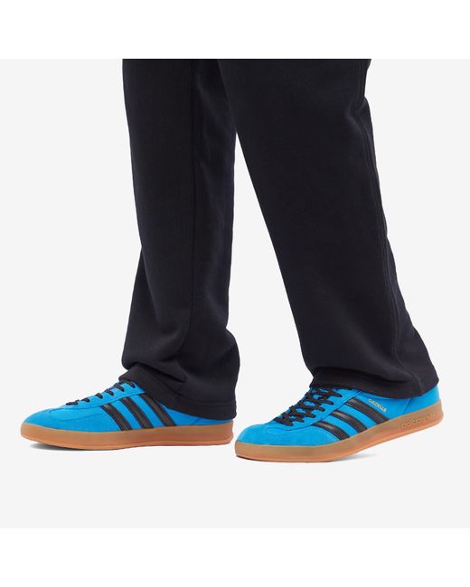 Adidas originals gazelle indoor trainer lush blue / bold cheap green