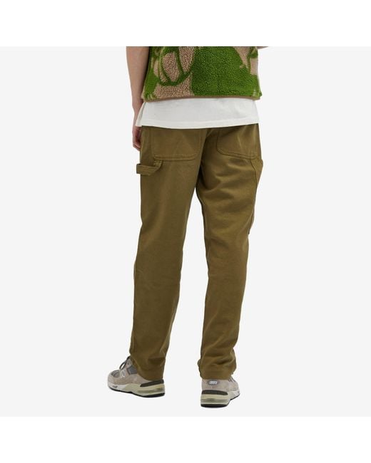 YMC Green Painter Trousers for men