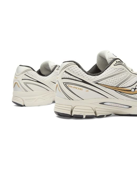 Saucony White Progrid Guide 7 Sneaker