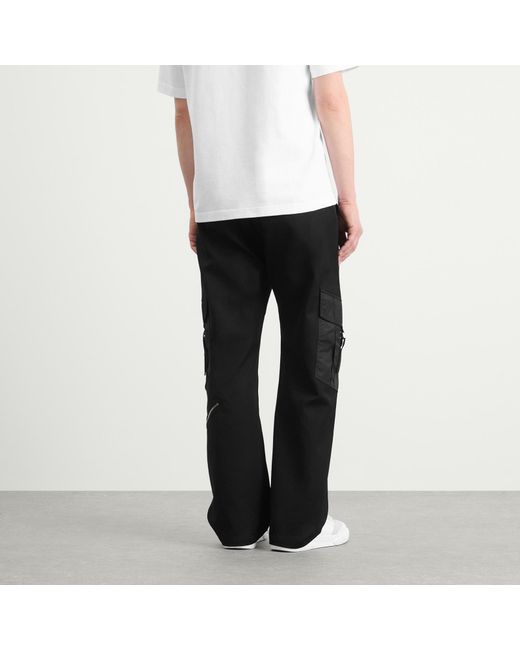 Casablanca Black Cotton Cargo Trouser for men
