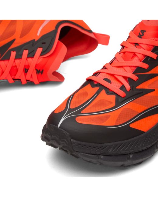 Hoka One One Red Mafate Speed 4 Lite Sneaker for men