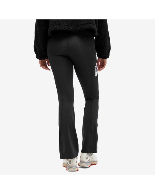 The North Face Black Poly Knit Flared Leggings