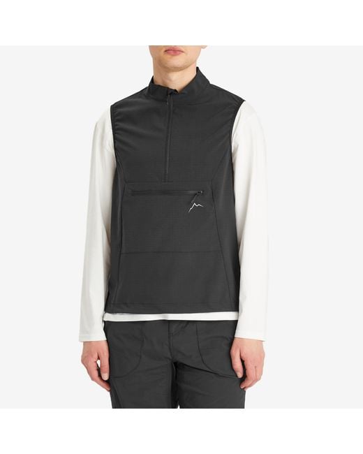 【CAYL】 flow pullover vest / black CAYL Flow Pullover Vest in Black for Men | Lyst