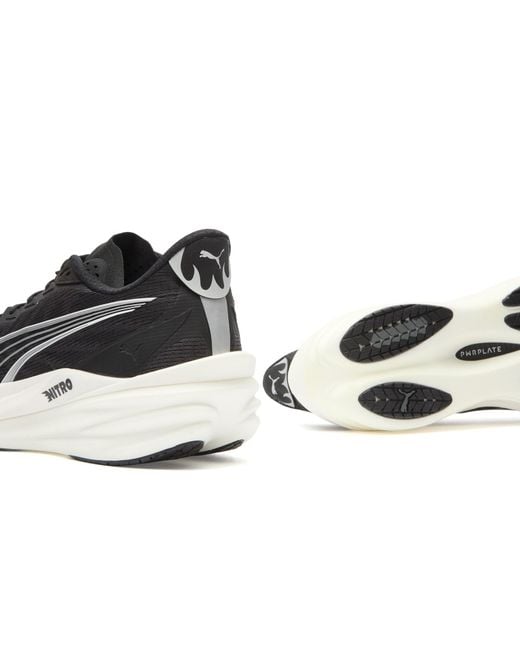 PUMA Black Deviate Nitro 4 Sneaker for men