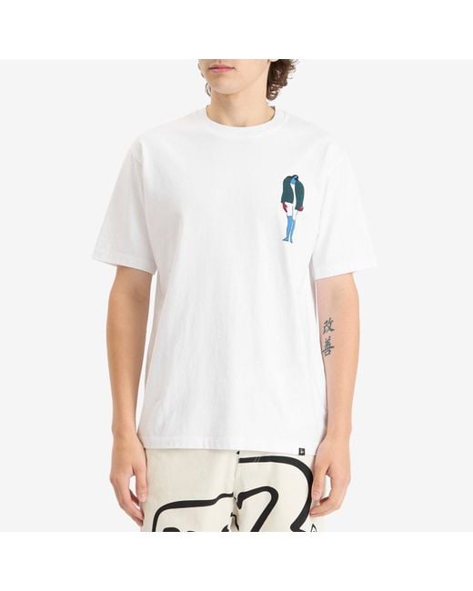 by Parra White The Broken Door T-Shirt for men